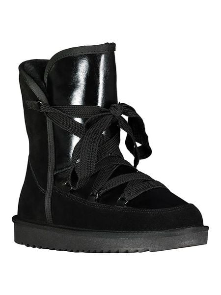 Geographical Norway Kozaki zimowe "Omondor" w kolorze czarnym rozmiar: 39. Czarne kozaki damskie Geographical Norway, na zimę, z futra, bez obcasa, bez zapięcia. Za 211.31 zł.