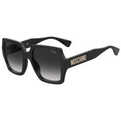 Okulary przeciwsłoneczne MOSCHINO MOS127/S 807 dla kobiet, rozmiar 56 mm. Czarne okulary przeciwsłoneczne damskie MOSCHINO. Za 963.55 zł.