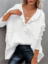 Milan Kiss Bluza w kolorze kremowym rozmiar: S. Brązowe bluzy damskie Milan Kiss, s, bez wzorów, z kapturem. Za 152.99 zł.