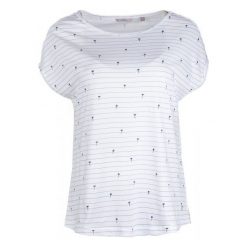 Odzież damska: Mustang T-Shirt Damski Aop S Biały