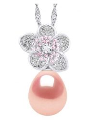 ATELIERS SAINT GERMAIN Srebrny naszyjnik z perłą i cyrkoniami - dł. 42 cm rozmiar: onesize. Pomarańczowe naszyjniki damskie ATELIERS SAINT GERMAIN, z cyrkonią, srebrne. Za 347.99 zł.