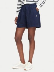 Beverly Hills Polo Club Szorty materiałowe P-SS26W-B576580 Granatowy Regular Fit. Niebieskie szorty damskie Beverly Hills Polo Club, bez wzorów, z bawełny. Za 155.99 zł.