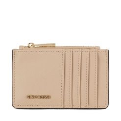 Etui na karty kredytowe GINO ROSSI. Brązowe portfele damskie Gino Rossi, bez wzorów. Za 49.99 zł.