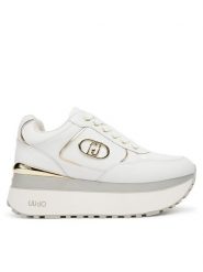 Liu Jo Sneakersy Plus 01 BF5011 P0102 Biały. Białe obuwie sportowe damskie Liu Jo, ze skóry, bez zapięcia. Za 559.99 zł.