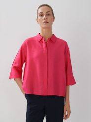 Someday Bluzka w kolorze różowym rozmiar: M. Różowe bluzki damskie someday., m, bez wzorów, bez kołnierzyka, bez ramiączek. Za 126.15 zł.