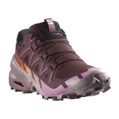 Buty do biegania damskie Salomon Speedcross 6. Czerwone obuwie sportowe damskie Salomon, z materiału, bez zapięcia, do biegania, salomon speedcross. Za 638.00 zł.