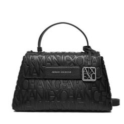 Torebka Armani Exchange. Czarne torebki klasyczne damskie Armani Exchange, bez dodatków. Za 569.99 zł.