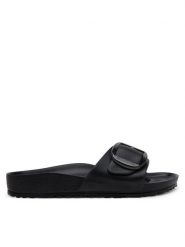 Birkenstock Klapki Madrid Big Buckle Eva 1029635 Czarny. Czarne klapki damskie Birkenstock, bez wzorów, z syntetyku, bez obcasa, bez zapięcia. Za 199.99 zł.