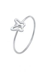 Elli Damski motyl trend w srebrze próby 925 Sterling Silver Pierścionki 1 ct. Szare pierścionki damskie Elli, srebrne. Za 279.64 zł.