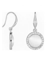 U.S. Polo Assn. Kolczyki z kryształami i tygrysim okiem rozmiar: onesize. Białe kolczyki damskie U.S. Polo Assn., z kryształem, ze stali, z zapięciem typu bigiel. Za 69.99 zł.