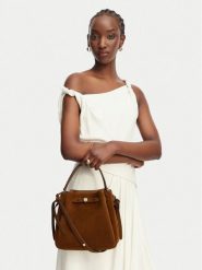 Tory Burch Torebka Romy 174221 Brązowy. Brązowe torebki klasyczne damskie Tory Burch, ze skóry, bez dodatków. Za 2,164.00 zł.