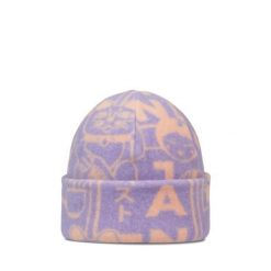 Czapka BUFF POLAR PRINTS BEANIE LETA GRAPE ICE. Fioletowe czapki damskie Buff, na zimę, bez wzorów, z polaru. W wyprzedaży za 104.93 zł.