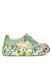 Laura Vita Sneakersy Sodao 51 Zielony. Zielone obuwie sportowe damskie LAURA VITA, ze skóry, bez zapięcia. Za 529.99 zł.