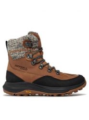 Merrell Śniegowce Siren 4 Thermo Mid Zip Wp J037412 Brązowy. Brązowe śniegowce damskie Merrell, ze skóry. Za 569.99 zł.