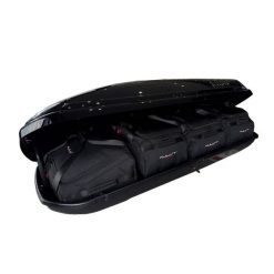 Torby Do Boksu Dachowego Mini 82732223388 320L 4Szt Kjust. Czarne torby podróżne KJUST, bez wzorów. Za 801.00 zł.