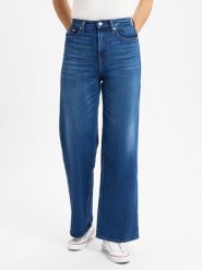 Tommy Jeans Dżinsy - Claire High Wide Kobiety Bawełna niebieski, 27-32. Niebieskie jeansy damskie Tommy Jeans. Za 329.95 zł.