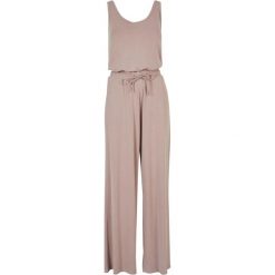 Bez rękawów jumpsuit modal duże rozmiary kobiet Urban Classics. Niebieskie kombinezony damskie Urban Classics, m, bez wzorów, z jersey, eleganckie, bez kołnierzyka, bez ramiączek, długie. Za 270.55 zł.