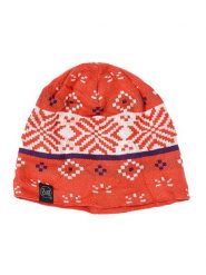Buff Czapka beanie w kolorze czerwonym rozmiar: onesize. Czerwone czapki damskie Buff, bez wzorów, z materiału. Za 85.75 zł.