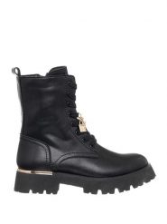 Patrizia Pepe Skórzane botki w kolorze czarnym rozmiar: 37. Czarne botki damskie Patrizia Pepe, bez obcasa, bez zapięcia. Za 434.99 zł.