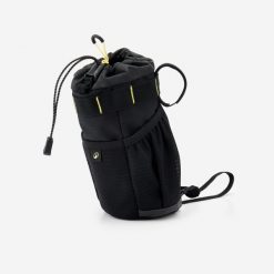 Torba na bidon do bikepackingu Riverside ADVT 900 Food Pouch 1,2 l. Czarne torebki klasyczne damskie ROCKRIDER, z materiału, bez dodatków. Za 129.99 zł.