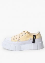 Sneakersy damskie INUIKII MATILDA CANVAS LOW 23. Żółte obuwie sportowe damskie Inuikii, bez zapięcia, trekkingowe. Za 915.99 zł.