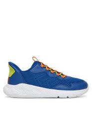 Geox Sneakersy J65NQA 01454 C0685 S Niebieski. Niebieskie buty sportowe chłopięce Geox, z materiału, bez zapięcia. Za 229.99 zł.