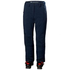 Spodnie narciarskie dla kobiet Helly Hansen Alphelia 2.0. Niebieskie spodnie sportowe damskie Helly Hansen, na zimę, bez wzorów, narciarskie. W wyprzedaży za 863.50 zł.