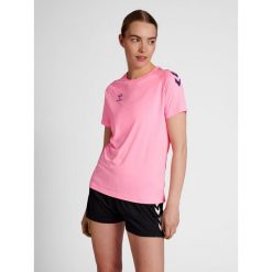 Hummel Core XK Poly T-Shirt S/S Woman. Niebieskie koszulki sportowe damskie Hummel, s, bez wzorów, bez ramiączek, do piłki ręcznej. Za 118.50 zł.