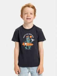 Quiksilver T-Shirt Ev Gone Surfing EQKZT03569 Czarny Regular Fit. Czarne t-shirty i koszulki chłopięce Quiksilver, bez wzorów, z bawełny, bez kołnierzyka, bez ramiączek. Za 79.99 zł.