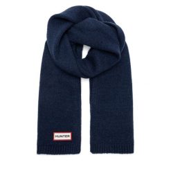 Szalik Hunter. Niebieskie szaliki damskie Hunter, bez wzorów. Za 59.99 zł.