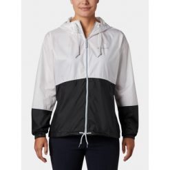 Kurtka wiatrówka damska Columbia Flash Forward II Windbreaker. Białe kurtki sportowe damskie Columbia, m, bez wzorów, z softshellu, bez kaptura. W wyprzedaży za 200.80 zł.