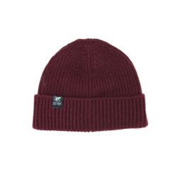 Czapka dzianinowa – z obszyciem / rozmiar uniwersalny (bordowa). Czerwone czapki damskie SURF MONKEY, bez wzorów, z dzianiny. Za 119.95 zł.