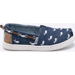 Toms - Tenisówki dziecięce Bimini. Szare buty sportowe dziewczęce TOMS, z materiału. W wyprzedaży za 149.90 zł.