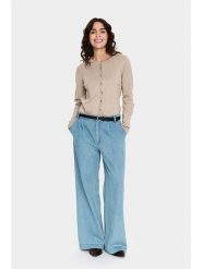 SAINT TROPEZ Kardigan w kolorze beżowym rozmiar: L. Brązowe kardigany damskie Saint Tropez, l, bez wzorów. Za 83.03 zł.