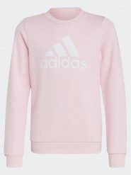 Adidas Bluza Essentials Big Logo IC6119 Różowy Slim Fit. Czerwone bluzy dziewczęce Adidas, bez wzorów, z bawełny, bez ramiączek, bez kaptura. Za 159.99 zł.