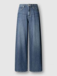 Pepe Jeans Dżinsy "Jaimy" - Wide leg - w kolorze granatowym rozmiar: W25/L32. Niebieskie jeansy damskie Pepe Jeans, z podwyższonym stanem. Za 175.26 zł.