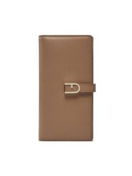 Furla Portfel Flow Continental Bifold WP00402-BX2045-1257S-1007 Beżowy. Brązowe portfele damskie Furla, bez wzorów, ze skóry. Za 899.99 zł.