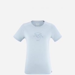 Koszulka damska z krótkim rękawem Millet Ubic Light Ts Ss W active Fit. Niebieskie bluzki damskie Millet, xs, bez wzorów, z meshu, bez kołnierzyka, bez ramiączek. W wyprzedaży za 92.65 zł.