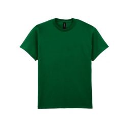 Ultra Bawełniana Koszulka Unisex Dla Dorosłych. Czerwone bluzki damskie GILDAN, xl, bez wzorów, z bawełny, sportowe, bez kołnierzyka, bez ramiączek. Za 60.99 zł.