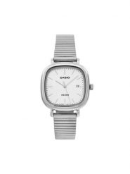 Casio Zegarek LTP-B166D-7AVEF Srebrny. Szare, analogowe zegarki damskie Casio, srebrne. Za 379.99 zł.