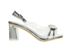 Sandały Laura Vita Matia 07 Argent 202051, Srebrny, Skóra naturalna - 36. Szare sandały damskie LAURA VITA, bez wzorów, z materiału, bez obcasa, na obcasie, bez zapięcia. W wyprzedaży za 134.10 zł.