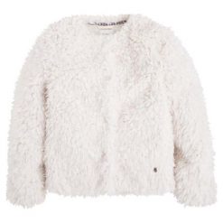 Kurtka w kolorze kremowym. Białe kurtki dziewczęce Pepe Jeans. W wyprzedaży za 249.95 zł.