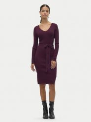 Vero Moda Sukienka dzianinowa Saba 10309320 Fioletowy Slim Fit. Fioletowe sukienki damskie Vero Moda, bez wzorów, z dzianiny, bez ramiączek. Za 199.99 zł.
