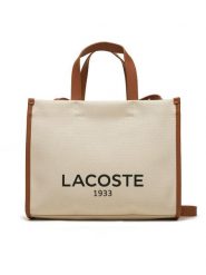 Lacoste Torebka NF4641TD Brązowy. Brązowe torebki klasyczne damskie Lacoste, z materiału, bez dodatków. Za 699.99 zł.