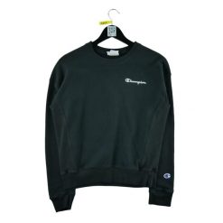 Champion Bluza damska czarna. Czarne bluzy damskie Champion, l, bez wzorów, bez kaptura. Za 68.12 zł.
