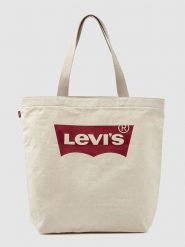 Levi's Shopper bag w kolorze beżowym rozmiar: onesize. Brązowe shopper bag Levi's, bez wzorów, z bawełny, na ramię, bez dodatków. Za 90.95 zł.