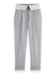 Scotch & Soda Spodnie chino w kolorze jasnoszarym rozmiar: W28. Szare spodnie materiałowe damskie Scotch & Soda, bez wzorów. Za 166.88 zł.