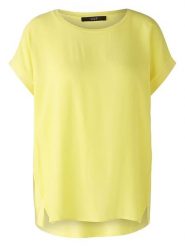 Oui Koszulka w kolorze żółtym rozmiar: 36. Żółte koszulki damskie Oui, bez wzorów, z wiskozy, bez kołnierzyka, bez ramiączek. Za 82.99 zł.