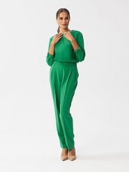 Stylove Kombinezon w kolorze zielonym rozmiar: S. Zielone kombinezony damskie Stylove, s, bez wzorów, bez kołnierzyka, bez ramiączek. Za 245.96 zł.