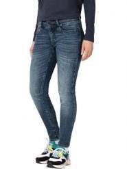 Timezone Dżinsy "Enya" - Skinny fit - w kolorze granatowym rozmiar: W26/L32. Niebieskie jeansy damskie Timezone. Za 105.38 zł.